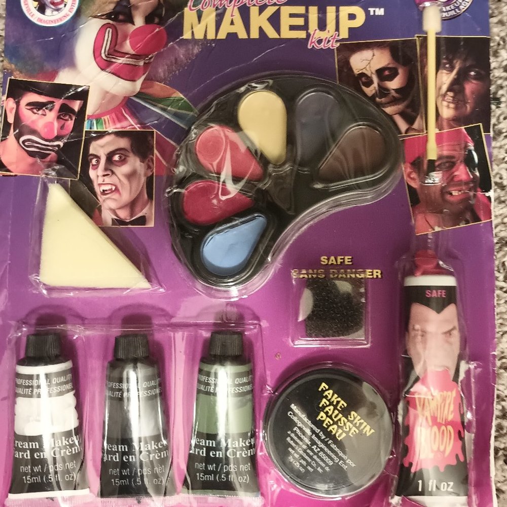 Halloween costume makeup retro- hard to find!